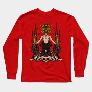 Oracle of the Occult: Mystic Monolith Attire for the Veiled Vortex Reveler Long Sleeve T-Shirt